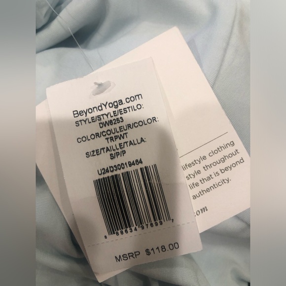 NWT Beyond Yoga Charmed Mini Dress women’s S & XL color Blue - Picture 11 of 13